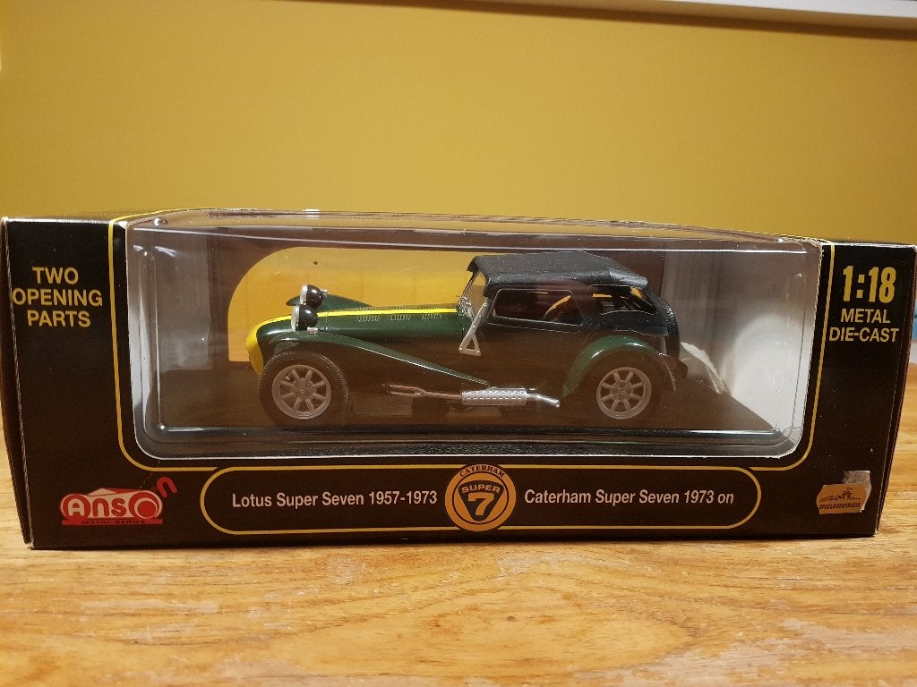 Lotus Super Seven - 1972 - 1:18, Ophalen of Verzenden, Nieuw, Auto, Anson
