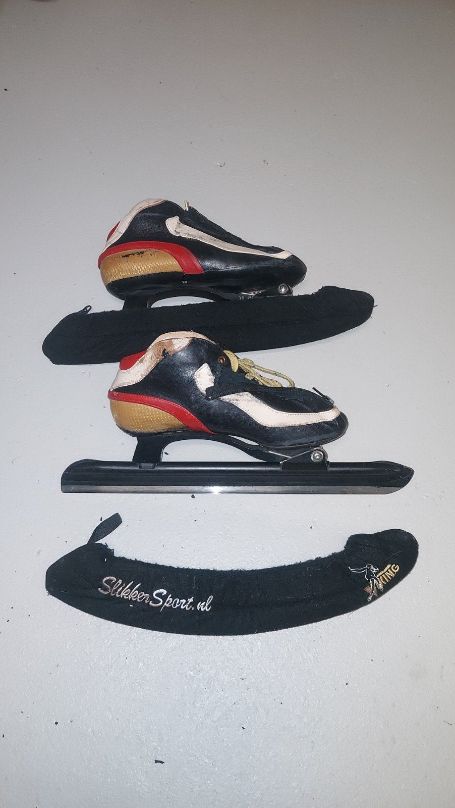 Viking Nagano Gold Klapschaatsen - Maat 38, Gebruikt, Ophalen of Verzenden, Noren, Viking