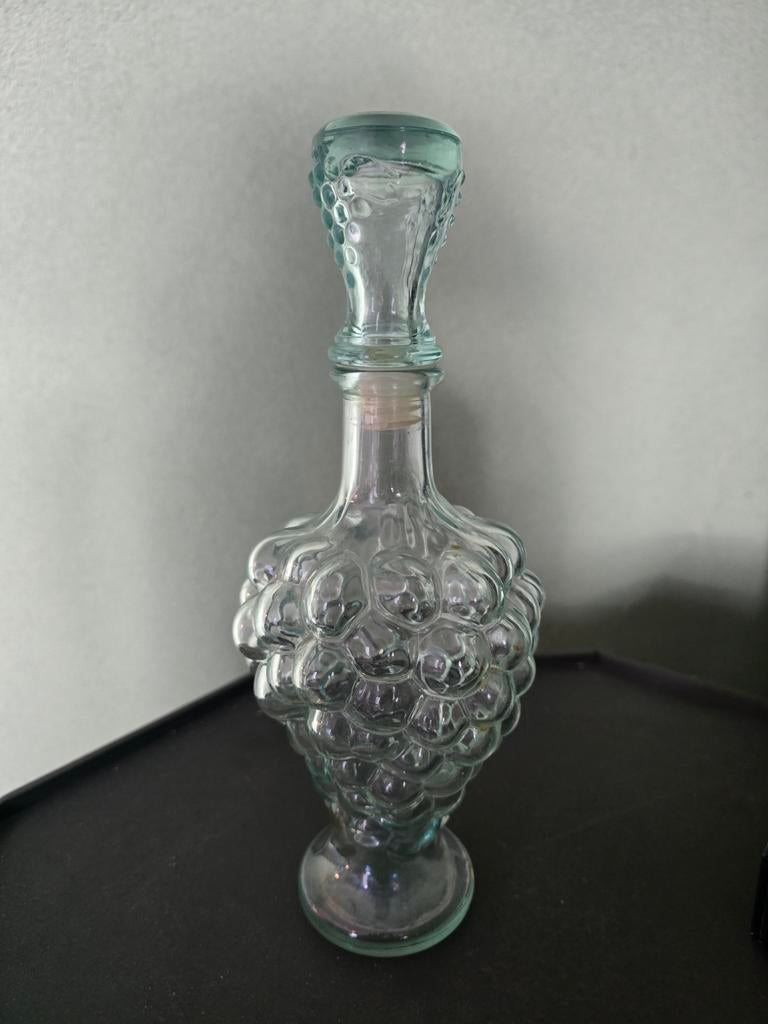 Vintage Italiaanse Glazen Wijnkaraf, Ophalen of Verzenden