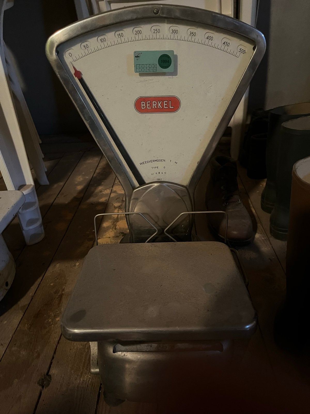 Vintage Berkel Winkelweegschaal - Analoog, Ophalen, Winkelweegschaal, Analoog, Fijner dan 1 gram