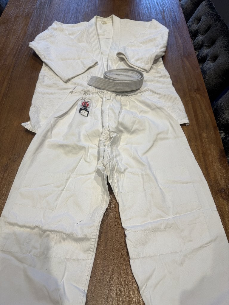 judo pak maat 160, Sport en Fitness, Vechtsporten en Zelfverdediging, Judo, Vechtsportpak, Zo goed als nieuw, Maat M