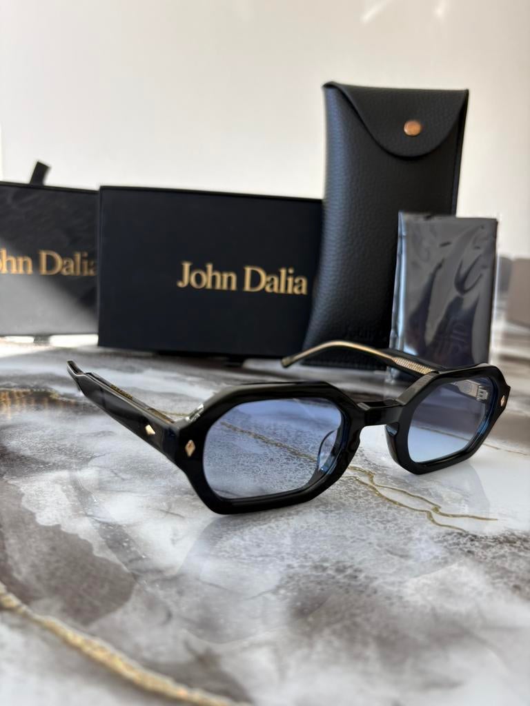 John Dalia, Overige merken, Zonnebril, Zwart, Nieuw