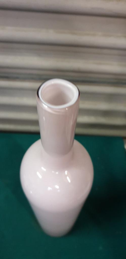 vaas roze glas, giraffen, Ophalen of Verzenden