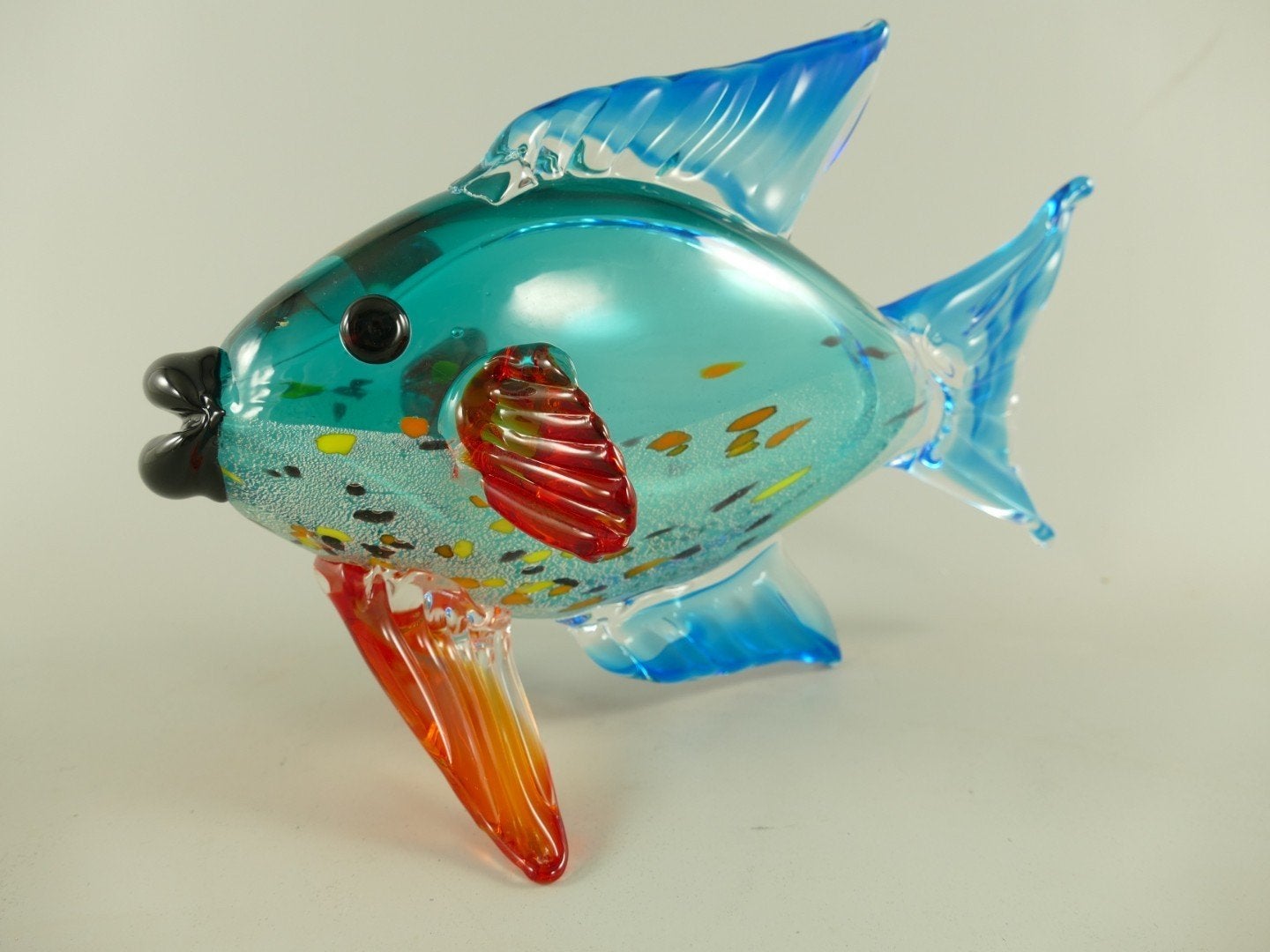Glazen visfiguur Murano-stijl L.30x20x12cm, Antiek en Kunst, Ophalen of Verzenden