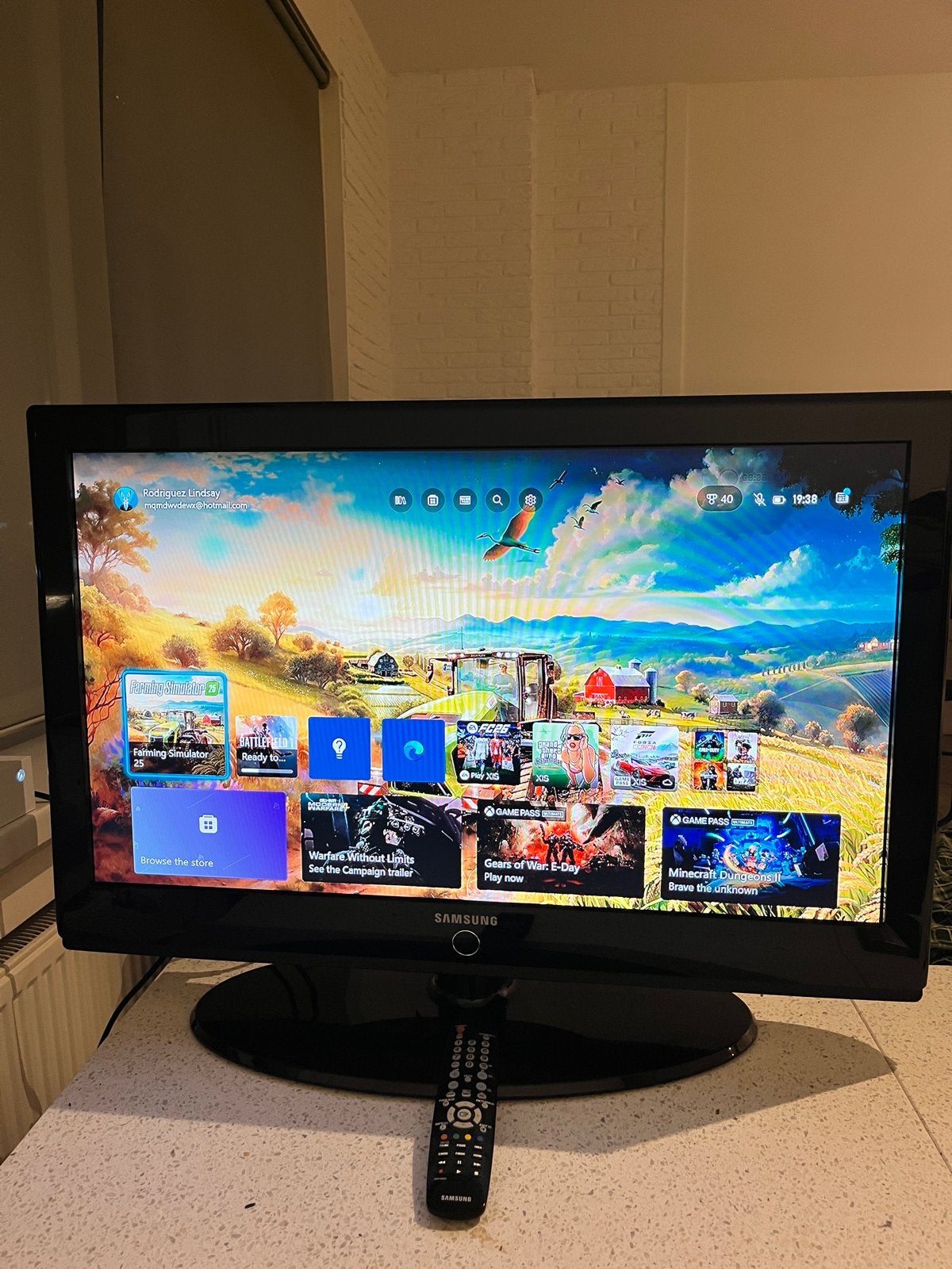 Set van 3 apparaten: Samsung TV, Emerio Airfryer & Tristar B, Ophalen, Gebruikt