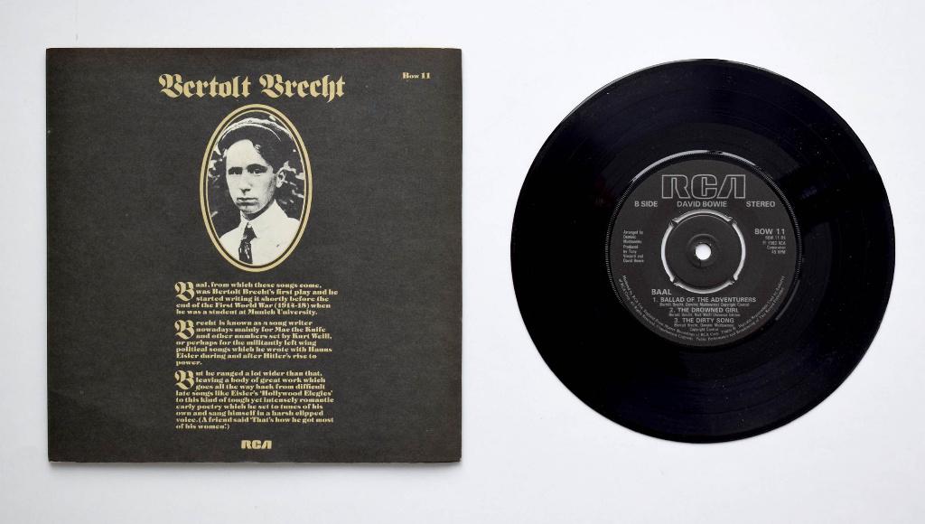 David Bowie In Bertolt Brecht's Baal 1982. 7" EP Vinyl, Cd's en Dvd's, Vinyl Singles, Zo goed als nieuw, EP, Pop, 7 inch, Verzenden