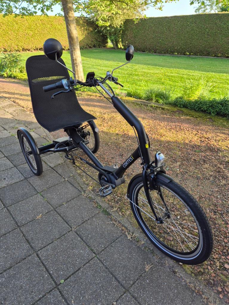 Huka Cortes driewieler e-bike, Fietsen en Brommers, Fietsen | Driewielfietsen, Ophalen, Zo goed als nieuw, Schijfrem, Huka