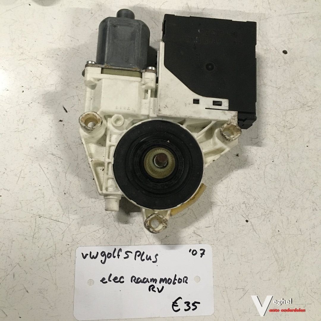 Vw Golf 5 Plus 2007 Raammotor Rechtsvoor, Gebruikt, -, -, Ophalen of Verzenden
