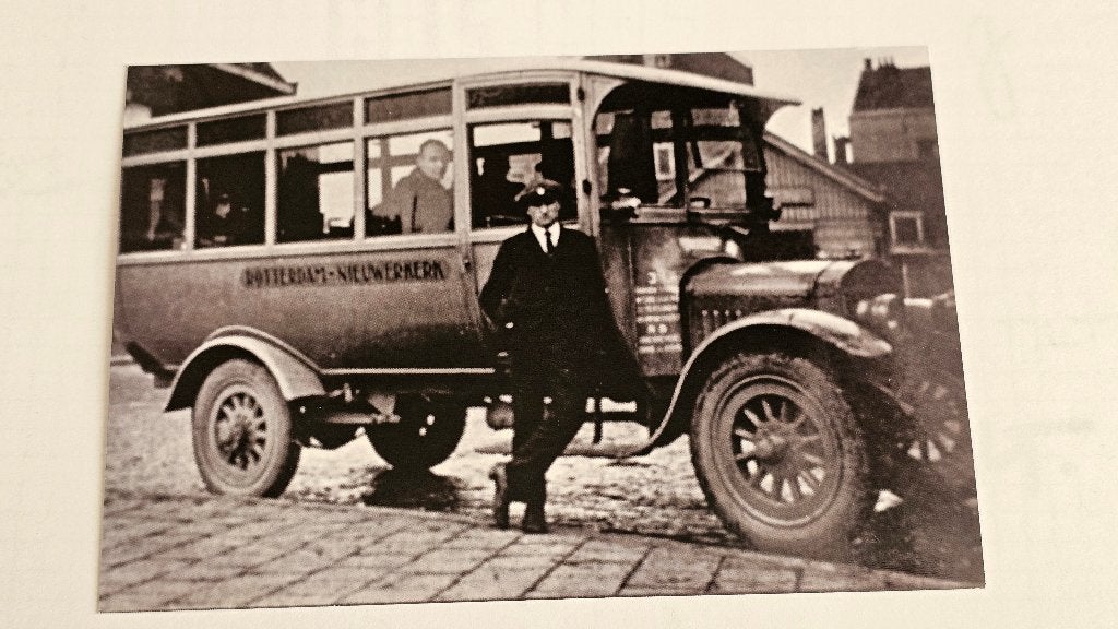 Foto BUS Car Omnibus Maatschappij De Ster Nieuwerkerk, Verzenden, Gebruikt, Bus of Metro, Overige typen