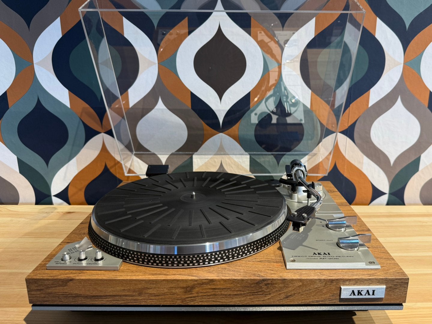 Akai AP-206, gereviseerd, nieuwstaat, 1 jaar garantie, Audio, Tv en Foto, Platenspelers, Ophalen, Pitch-regelaar, Zo goed als nieuw