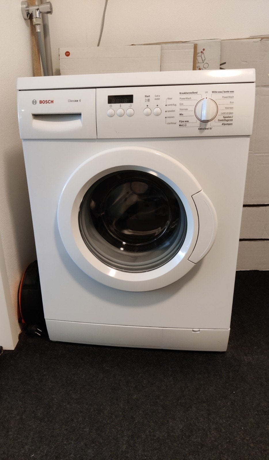 Bosch wasmachine, Ophalen, Gebruikt, Voorlader, 85 tot 90 cm