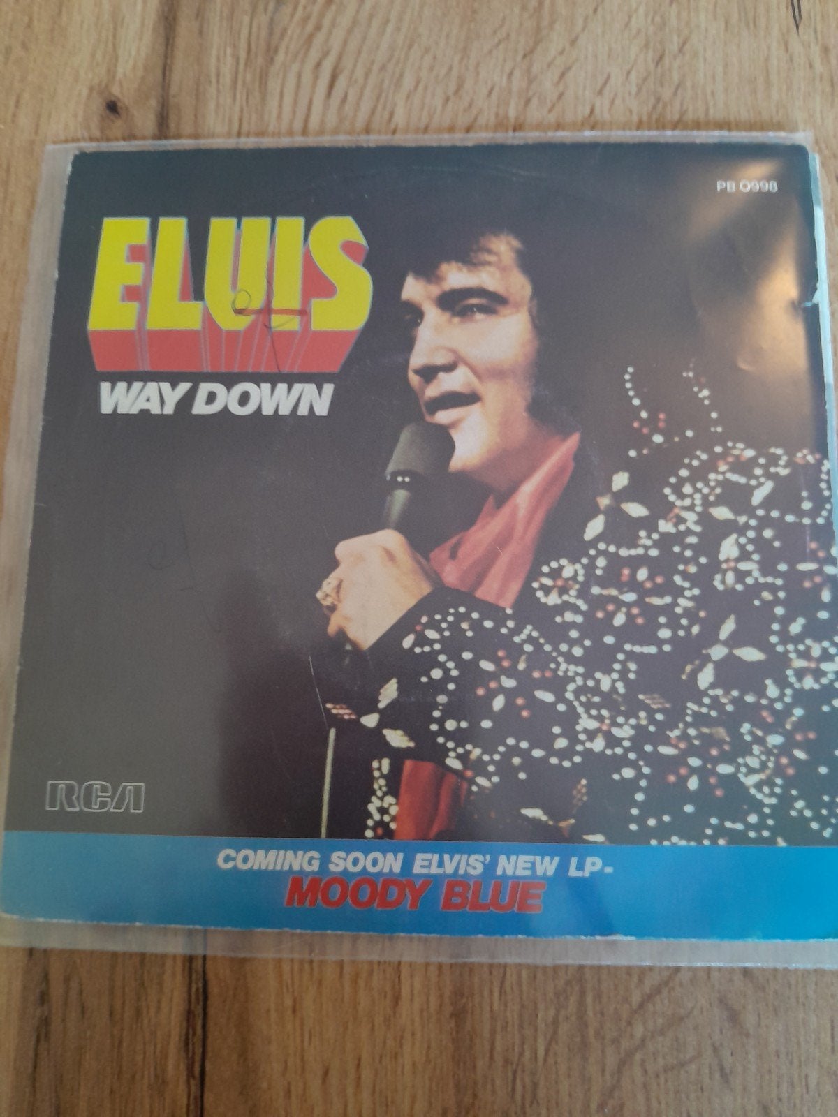 elvis 7 inch way down, Ophalen of Verzenden, Zo goed als nieuw, Pop