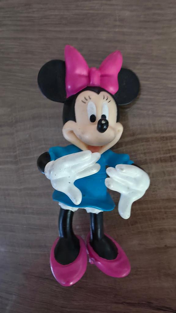 Minnie Mouse figuur, Ophalen of Verzenden, Mickey Mouse, Gebruikt, Beeldje of Figuurtje