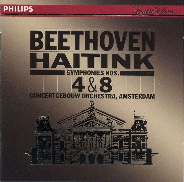 Beethoven - Haitink Symphonies Nos. 4 & 8 CD, Gebruikt, Ophalen of Verzenden, Classicisme, Orkest of Ballet