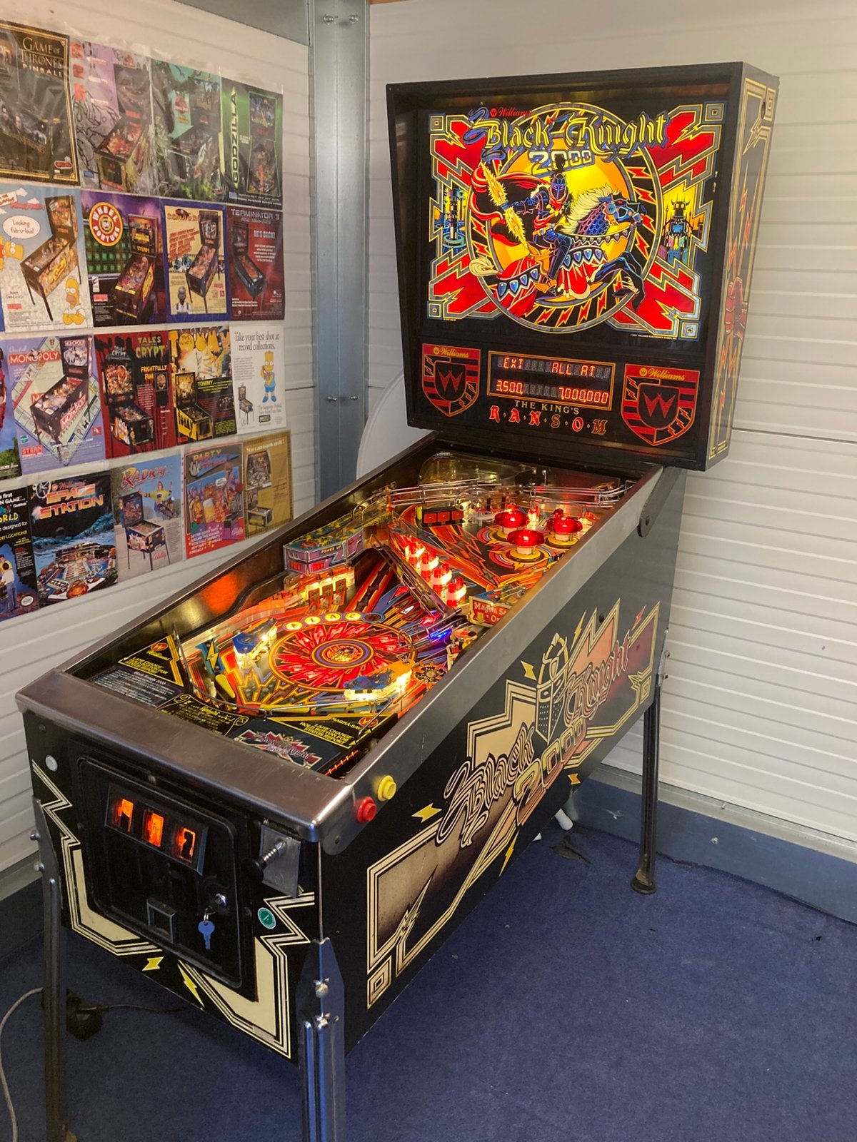 Black Knight 2000, Verzamelen, Automaten | Flipperkasten, Ophalen, Zo goed als nieuw, Flipperkast
