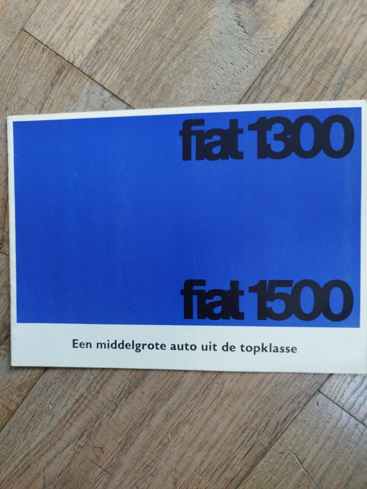 Fiat 1300 1500 brochure uit 1964, Nederlands, 14 pagina's, Ophalen of Verzenden, Zo goed als nieuw, Fiat