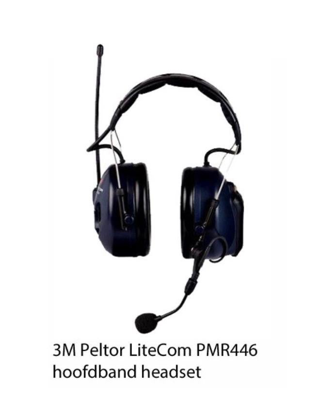 3M Peltor LiteCom Plus PMR446 Headset met Portofoon, Nieuw, Ophalen of Verzenden, Draadloos, Over-ear