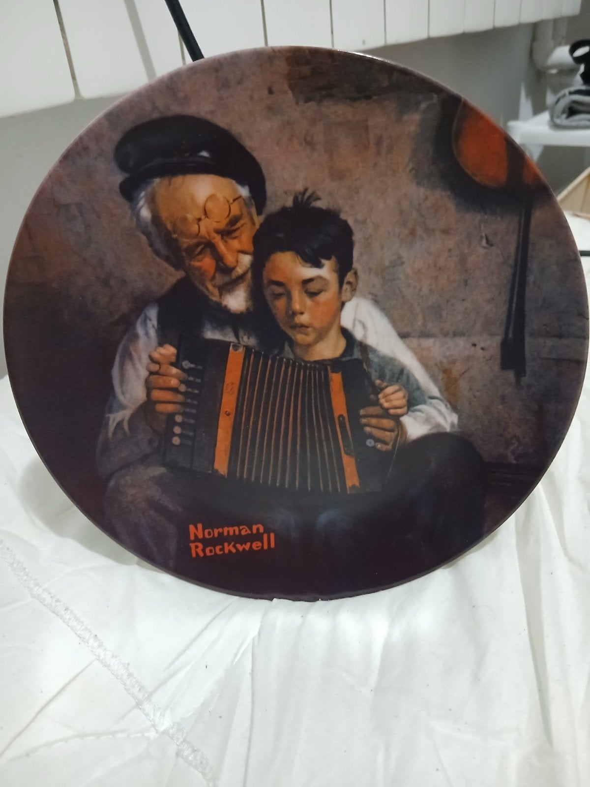 Norman Rockwell Knowles Collectie Borden (4 stuks), Ophalen of Verzenden