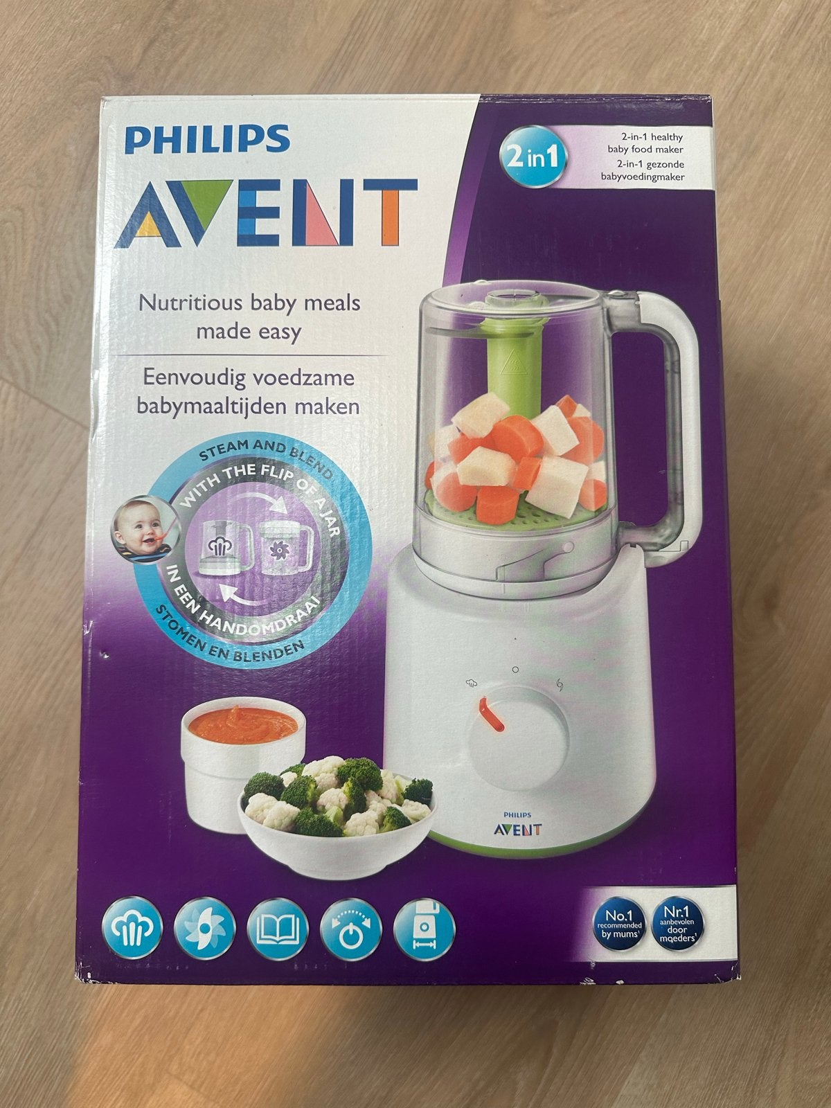 Philips Avent 2-in-1 Babyvoedingmaker Stomen & Blenden, Ophalen of Verzenden, Nieuw