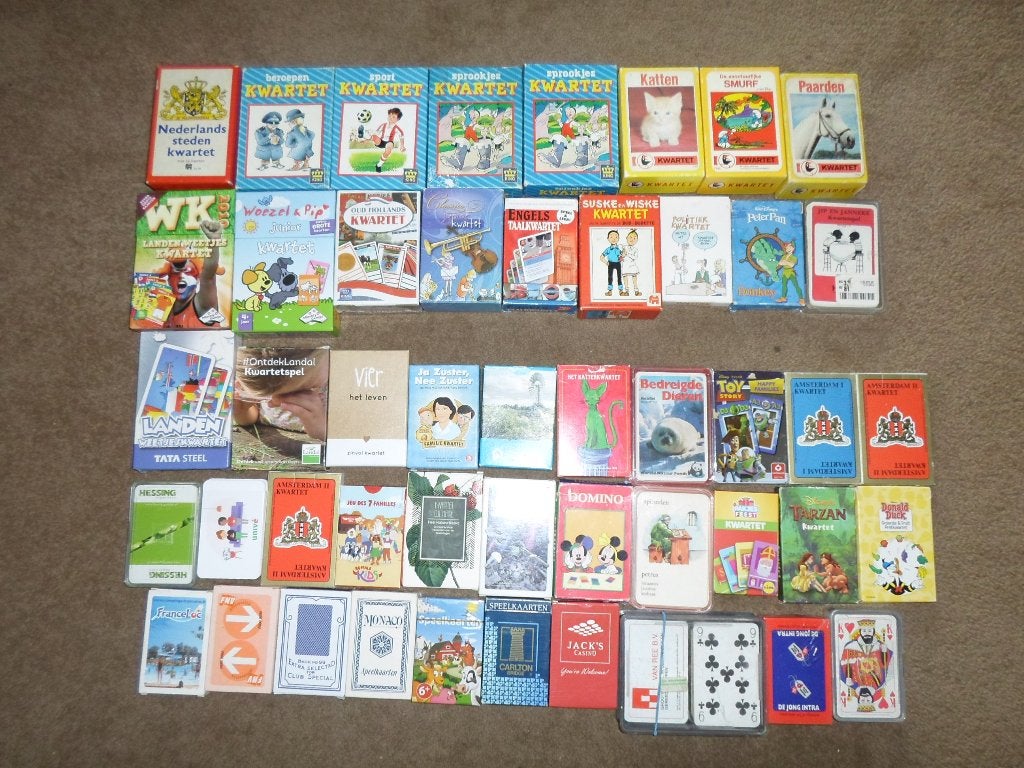 Kwartet   en  kaart  spellen.     35  euro.    Vaste  prijs., Verzamelen, Speelkaarten, Jokers en Kwartetten, Ophalen of Verzenden