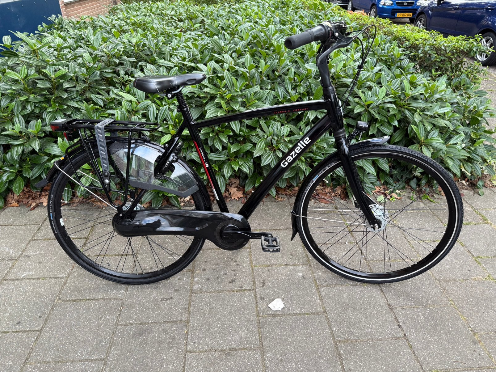 Te koop Nette Gazelle Chamonix C8 Herenfiets 57 cm, Fietsen en Brommers, Ophalen, Versnellingen, Zo goed als nieuw, 57 tot 61 cm