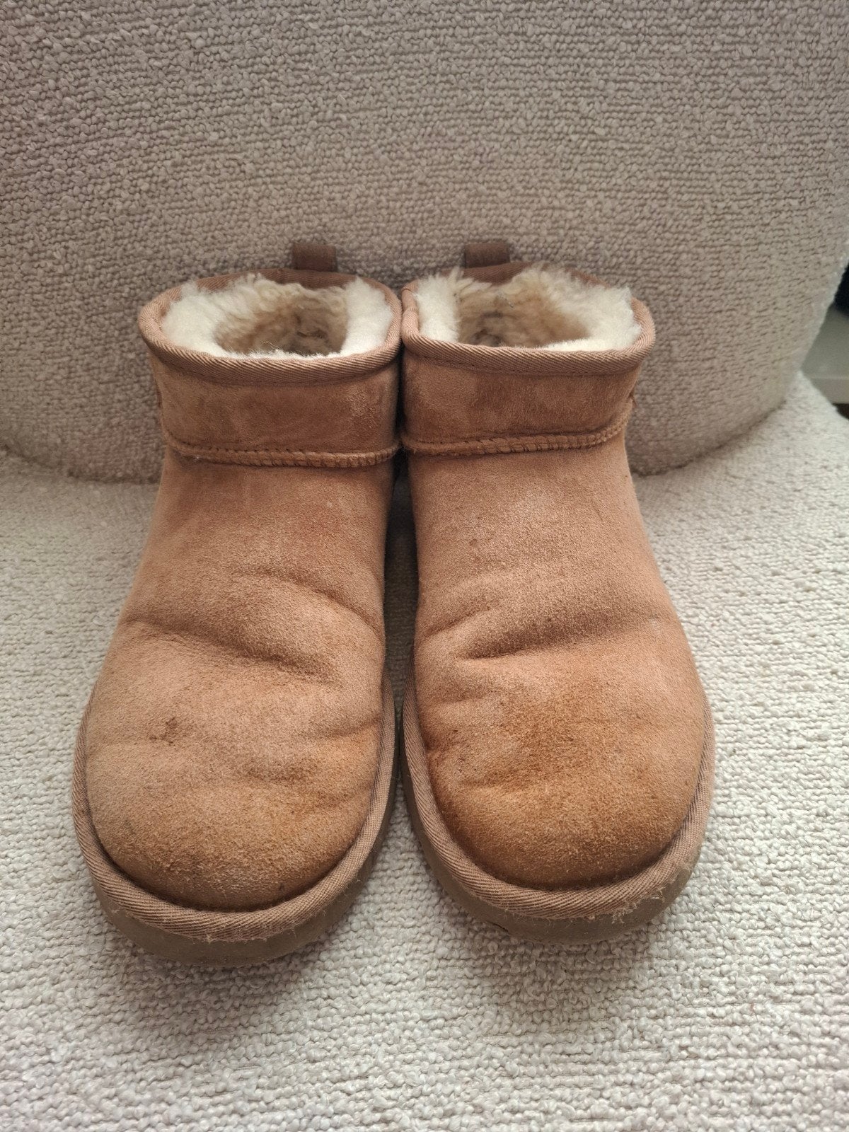 UGGS classic ultra mini chestnut, UGG, Bruin, Lage of Enkellaarzen, Ophalen of Verzenden