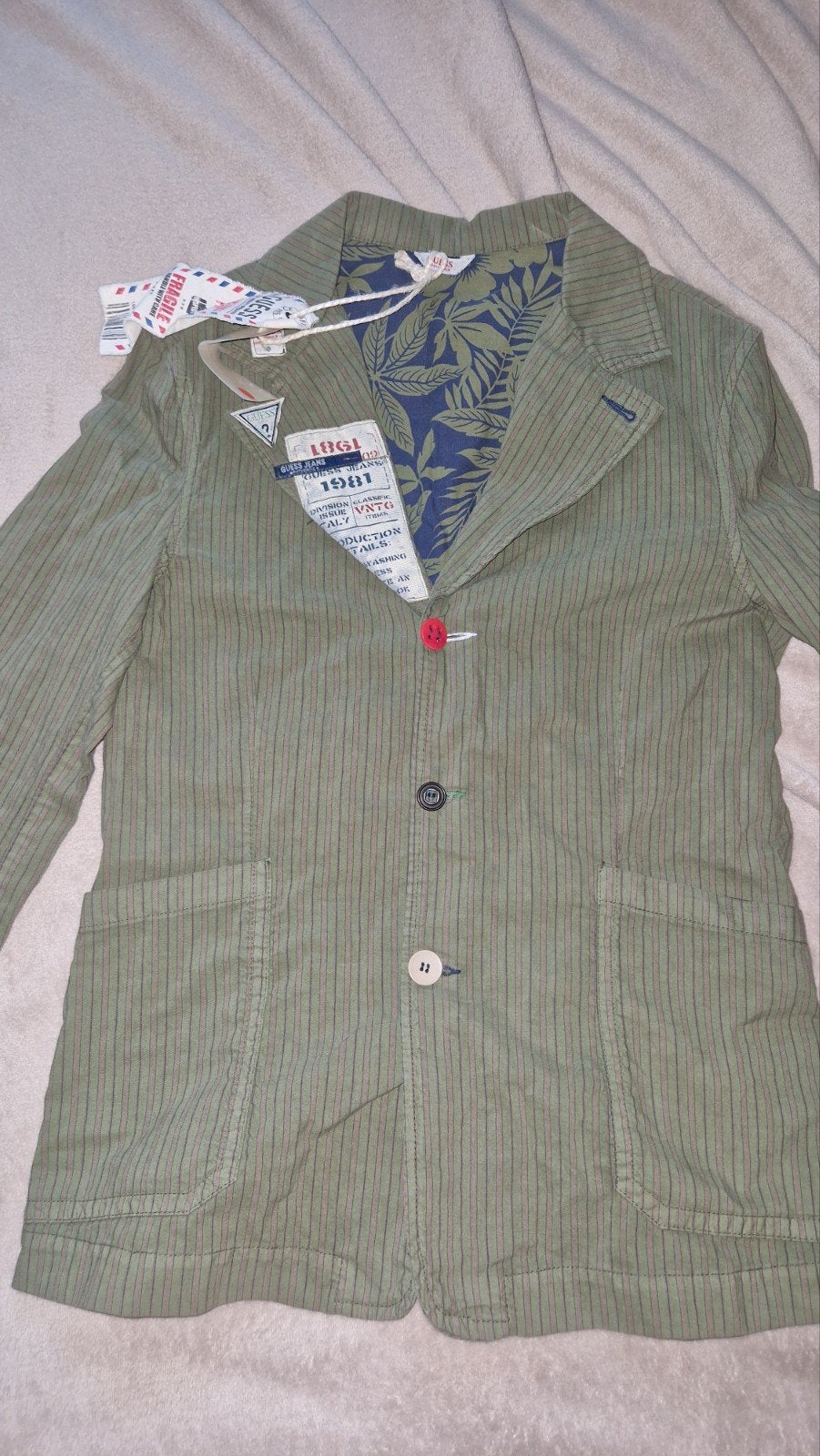Guess Jeans Vintage Jasje -  nieuw, Guess, Nieuw, Jasje, Groen