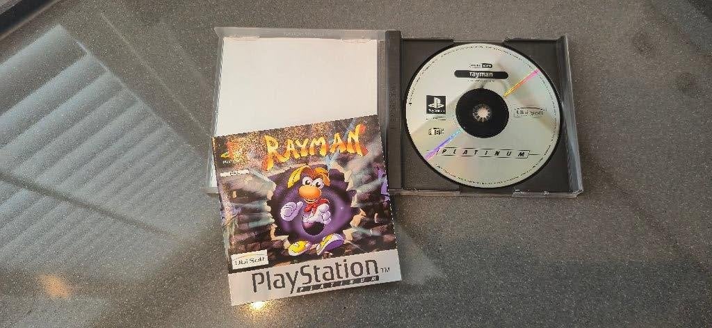 PlayStation 1 Rayman + doos/handleiding, Avontuur en Actie, Gebruikt, 1 speler, Ophalen of Verzenden