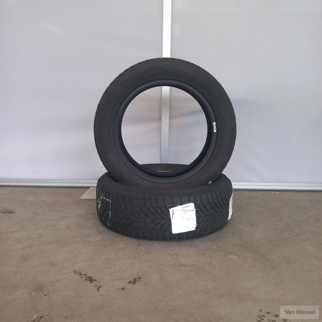 Continental Wintercontact TS870 195/55/R16 87H, Auto-onderdelen, Banden en Velgen, Gebruikt, -, Band(en), 195 mm