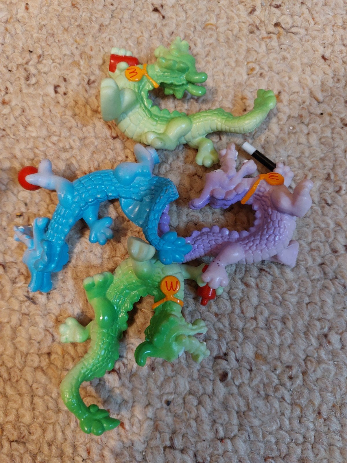 McDonald's Happy Meal Draken Speelgoed (5 stuks), Ophalen of Verzenden, Gebruikt, Jongen of Meisje