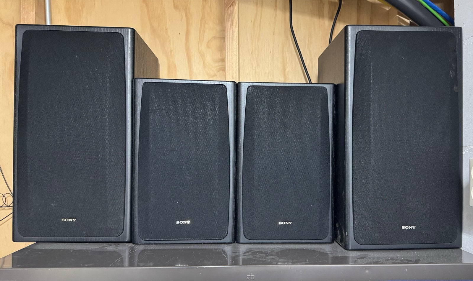 4 Sony Speakers - SS-B3 ES & SS-B5 ES Set, Gebruikt, Speakerset, Ophalen of Verzenden, 60 tot 120 watt