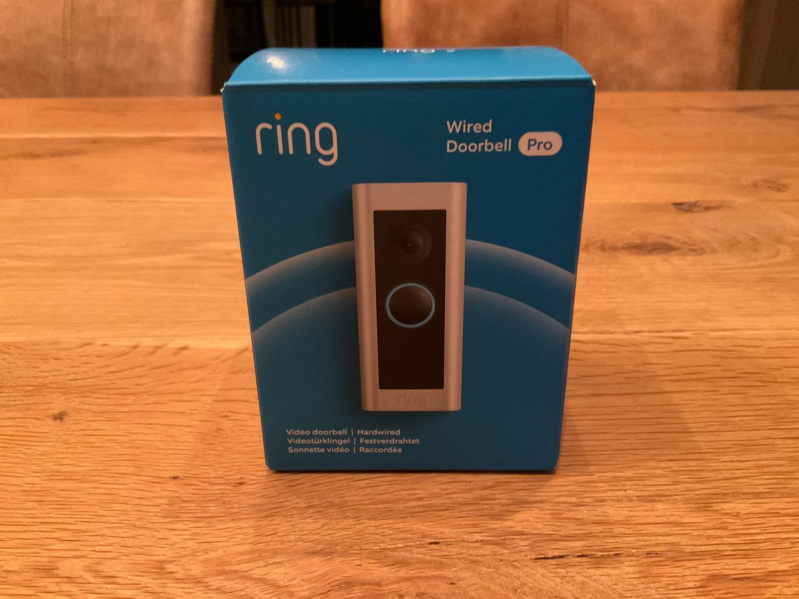 Ring video deurbel bedraad Pro, Ophalen of Verzenden, Ingebouwde camera, Nieuw, Bedraad