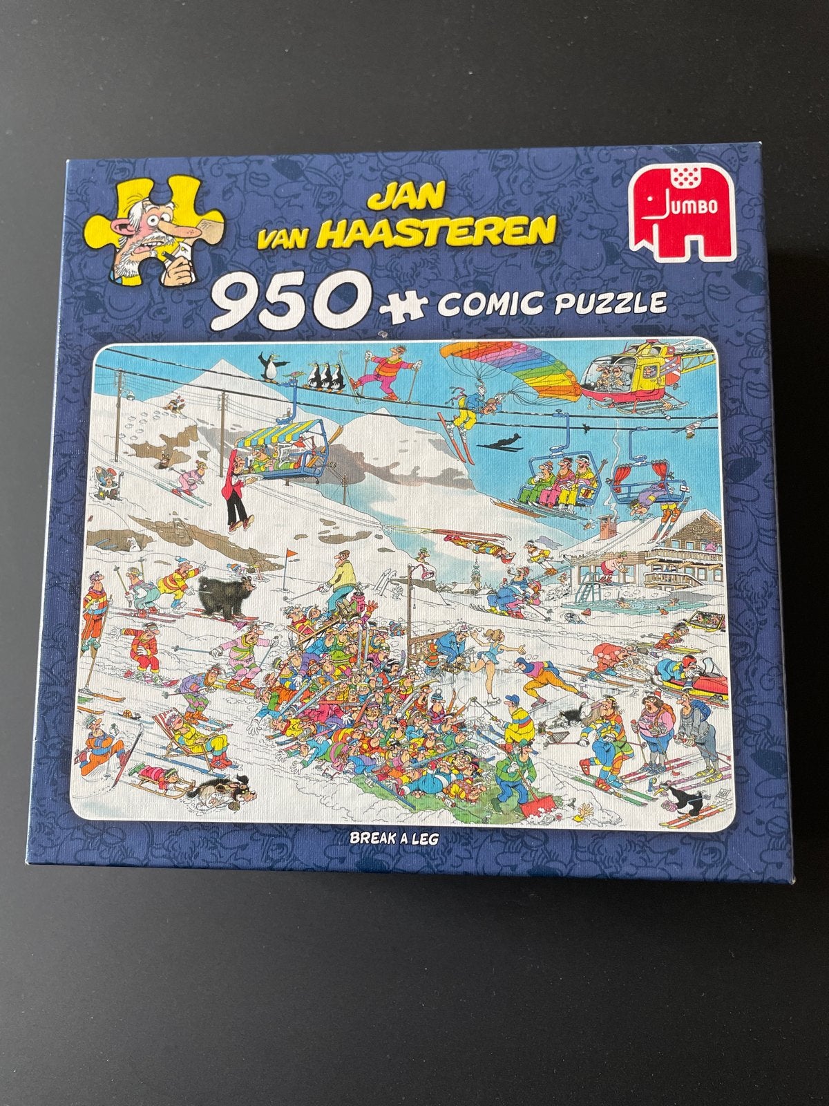 Jan van Haasteren 950+ Comic Puzzel - Break a Leg, Ophalen of Verzenden, 500 t/m 1500 stukjes, Zo goed als nieuw, Legpuzzel