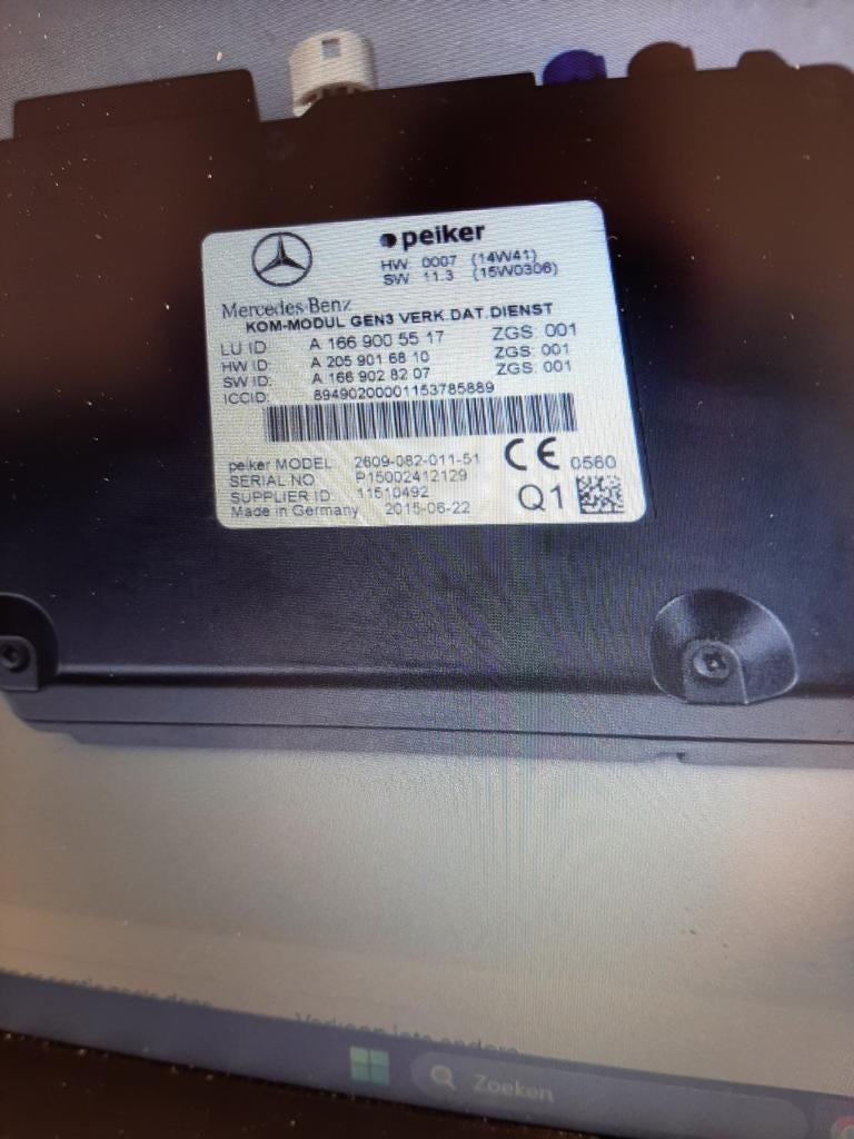 Mercedes telematica communicatie regel midule, Ophalen of Verzenden