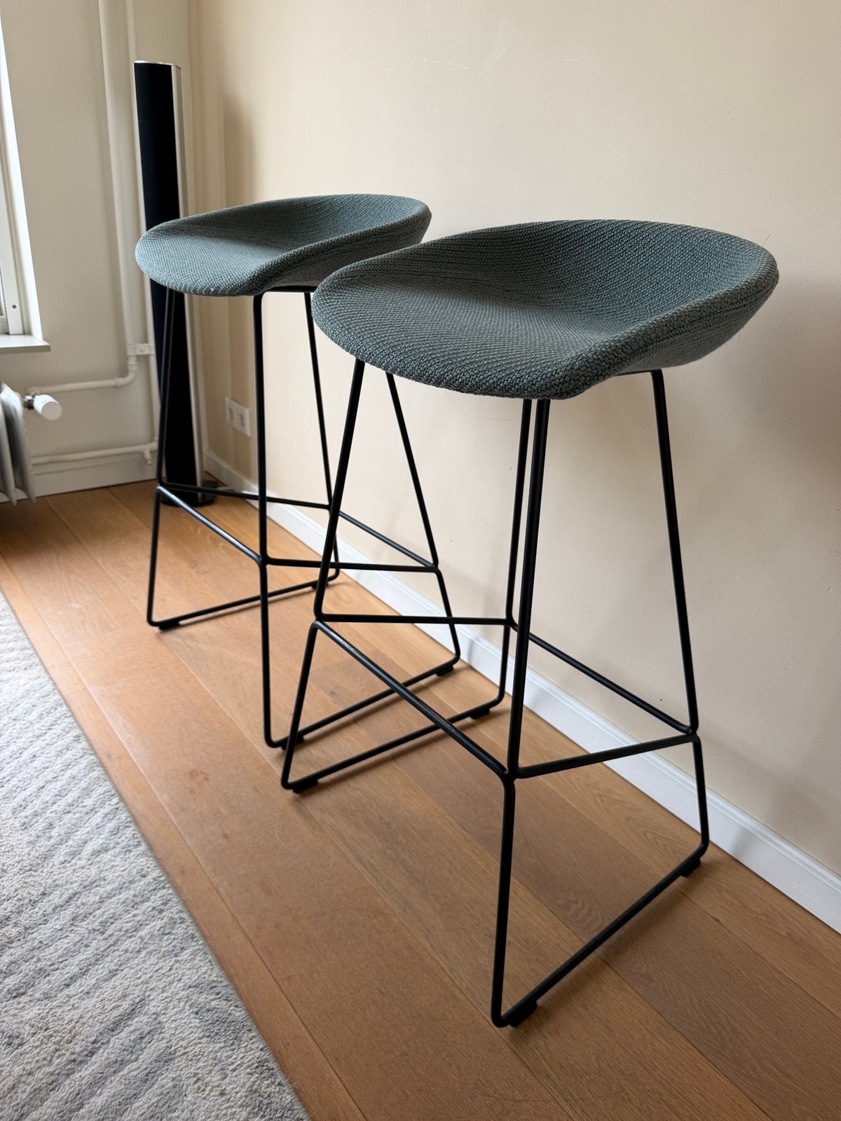 HAY AAS 39 - Groen/grijs, 2 krukken, Ophalen, Gebruikt, 60 tot 90 cm