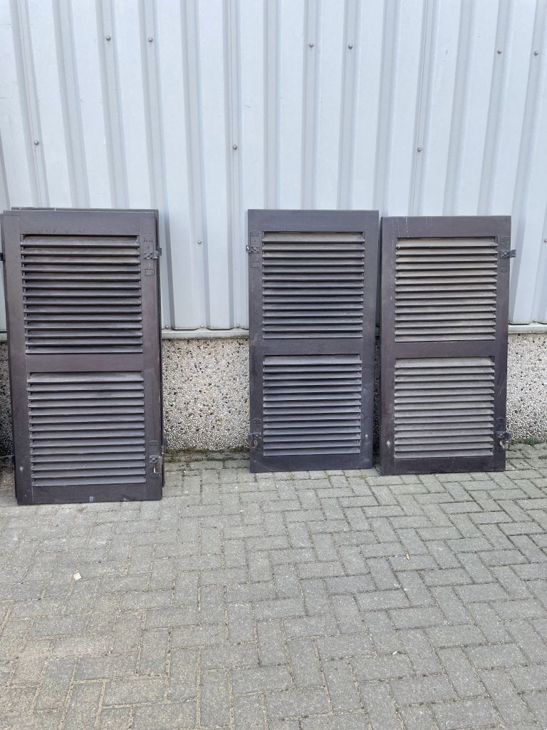 Prachtset massief meranti louvreluiken, Doe-het-zelf en Verbouw, La belle porte, Jurgen.hoogenboezem@gmail.com, Overige typen