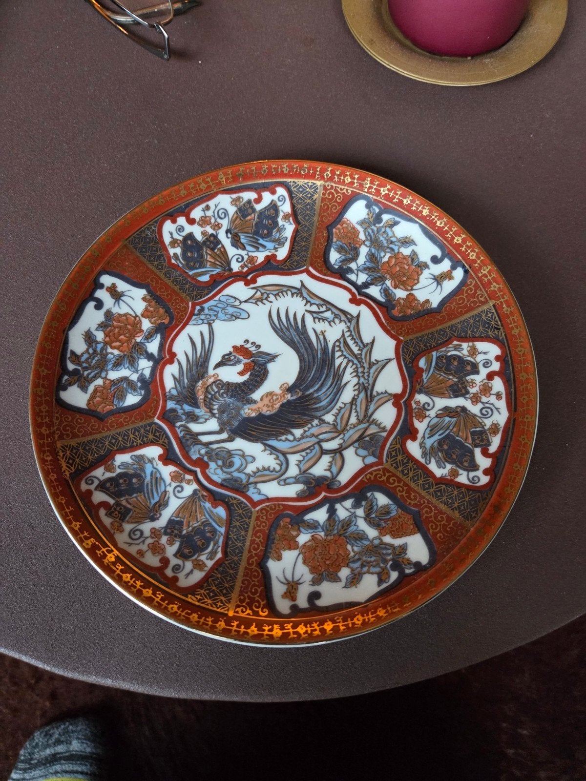 Vintage porseleinen bord japan, Ophalen