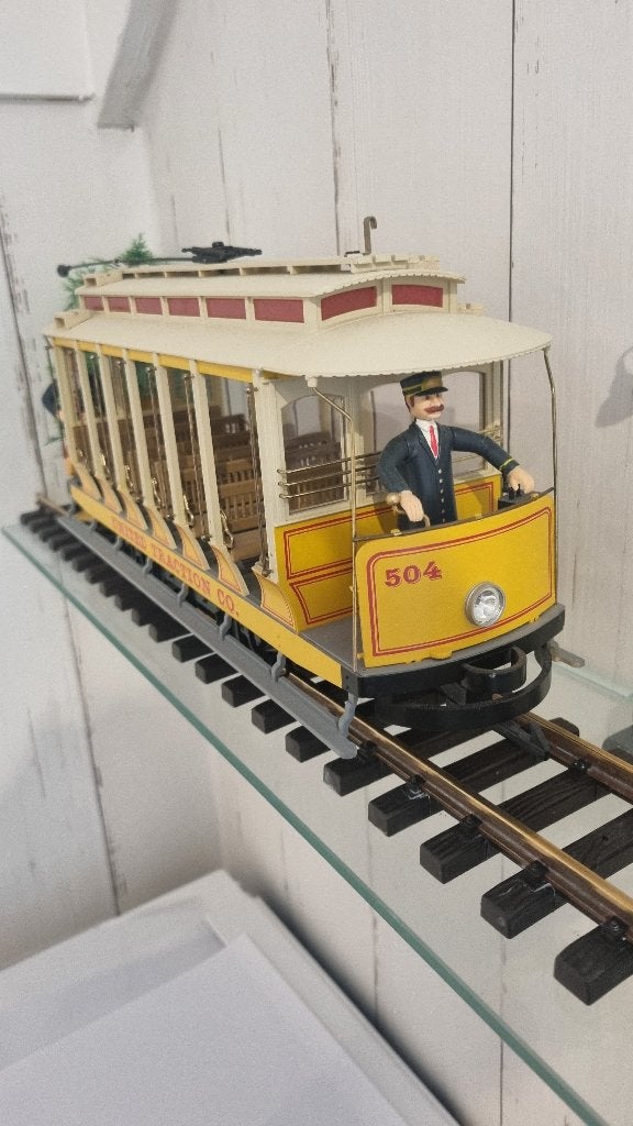 Bachmann Tram voor LGB niet van nieuw te onderscheiden, Hobby en Vrije tijd, Modeltreinen | Overige schalen, Ophalen of Verzenden