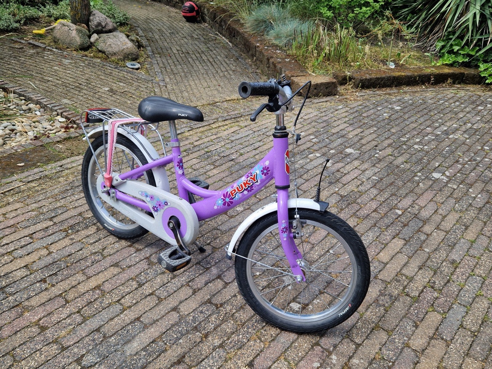 Puky kinderfiets paars 16 inch, Fietsen en Brommers, Fietsen | Kinderfietsjes, Ophalen, Gebruikt, 16 tot 20 inch