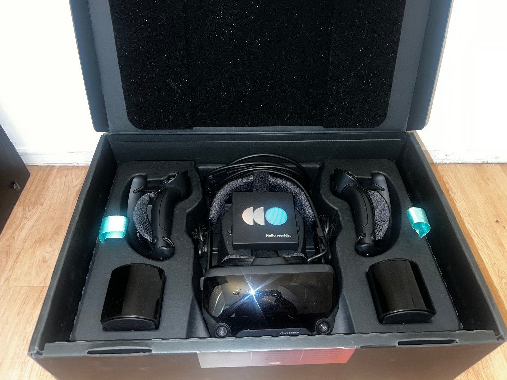 Valve Index, Spelcomputers en Games, Virtual Reality, Ophalen of Verzenden, Zo goed als nieuw, VR-bril, Pc
