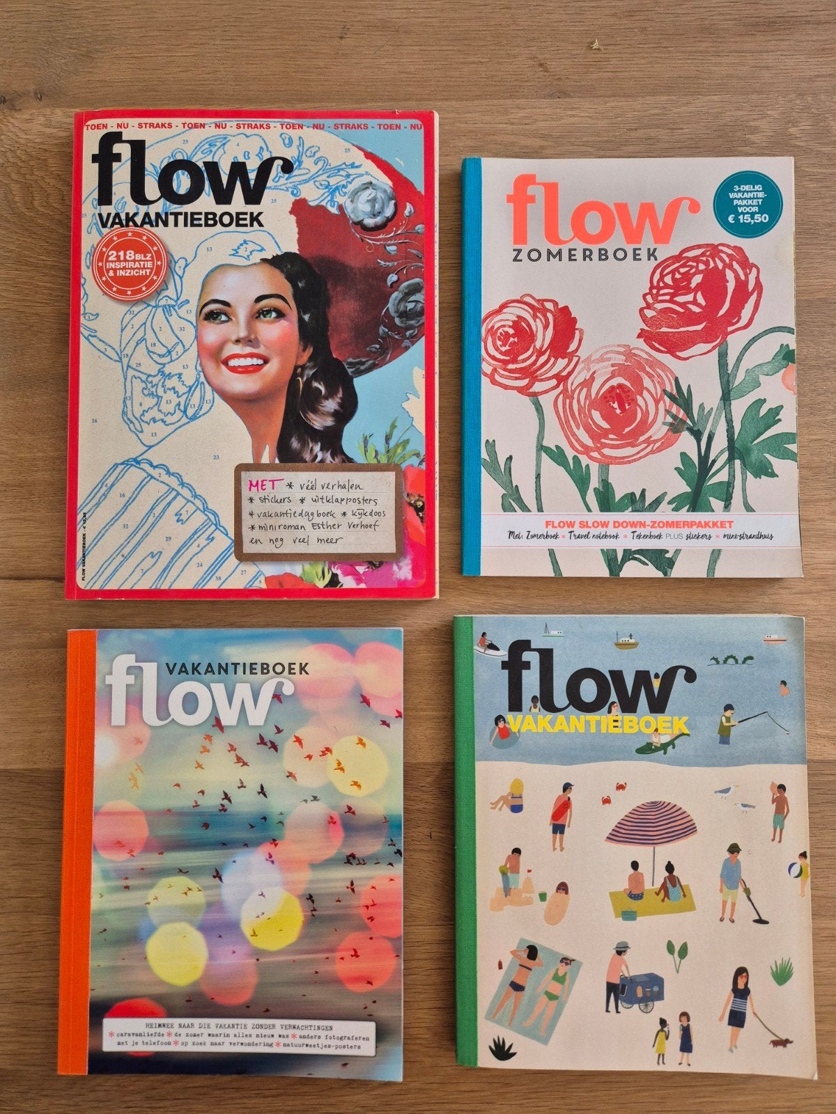 4x Flow vakantieboek zomerboek 2010, Boeken, Ophalen of Verzenden