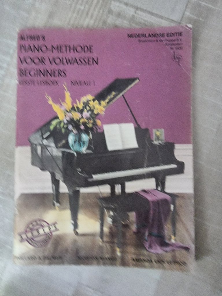 Alfreds piano methode, Ophalen of Verzenden, Gelezen, Alfred