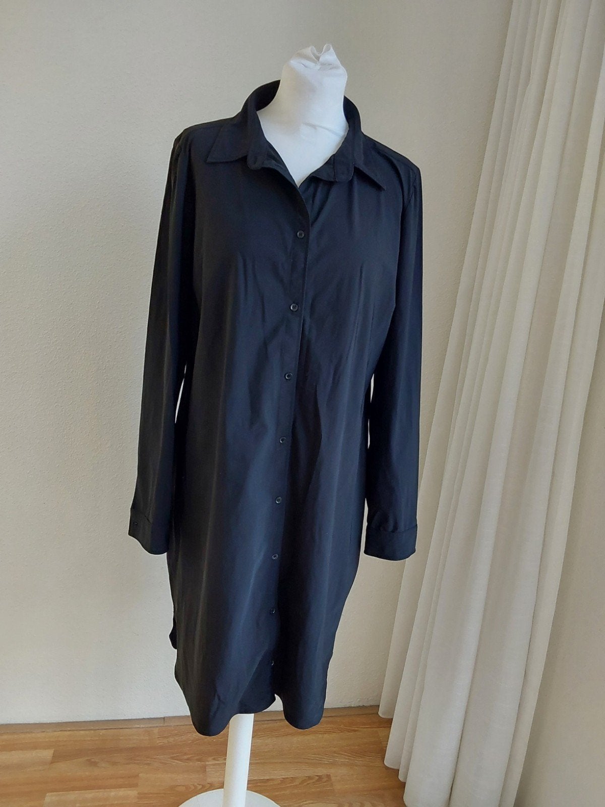 Prachtige lange blouse van Triple Nine maat XXL, travelstof, Triple Nine, Verzenden, Zo goed als nieuw, Zwart
