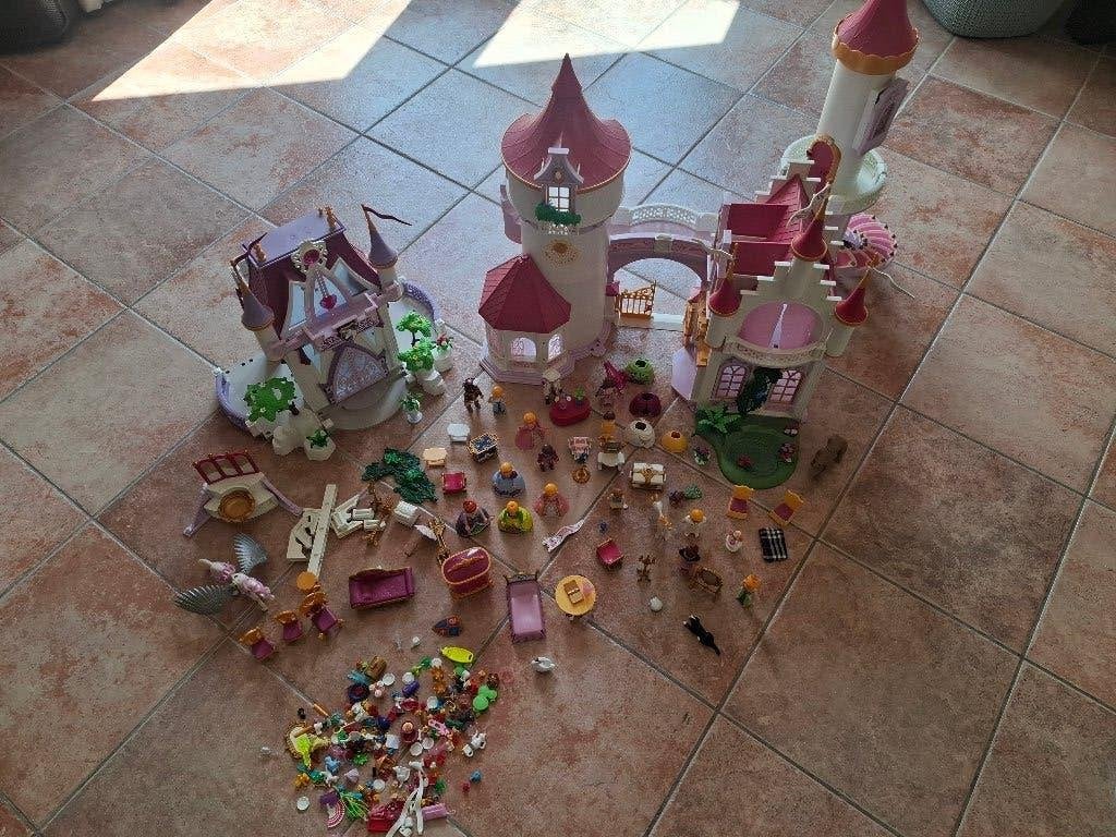 Playmobil prinsessen kasteel en meer, Ophalen, Gebruikt, Complete set