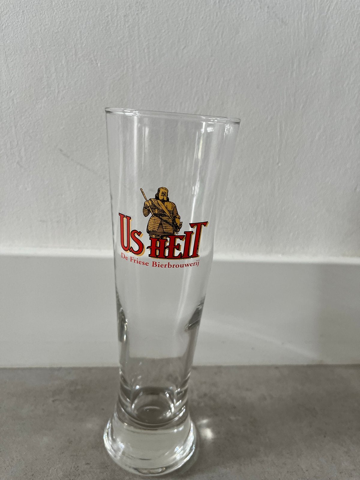 Us Heit Bierglas - De Friese Bierbrouwerij, Ophalen of Verzenden, Overige merken, Glas, Overige typen
