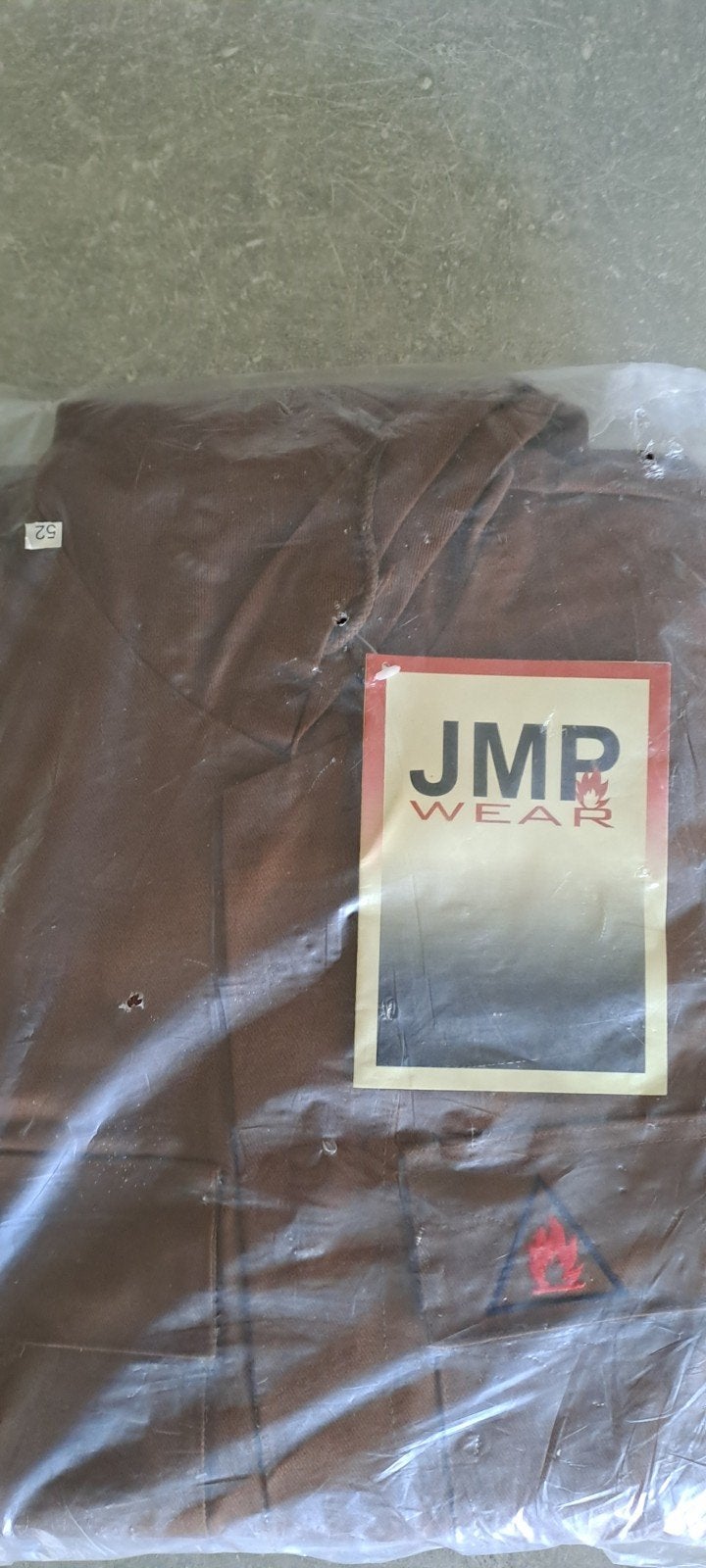 JMP Wear Bruine lasoverall Maat 52 - Nieuw in Verpakking, Ophalen of Verzenden, Nieuw, JMP Wear