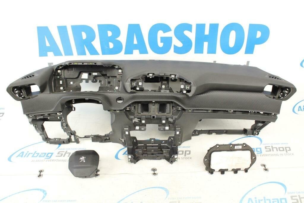 Airbag set - Dashboard met carbon start/stop Peugeot 208, Gebruikt, Ophalen of Verzenden