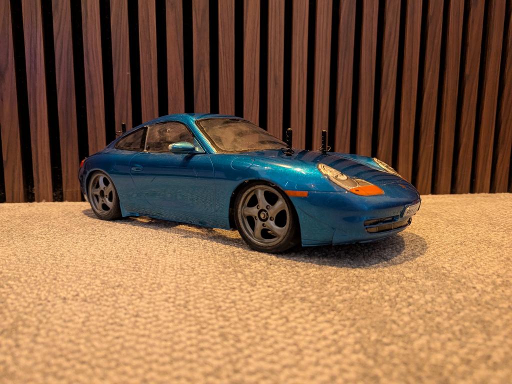 Tamiya Porsche 911 (996), Gebruikt, Schaal 1:10, Auto onroad, Ophalen
