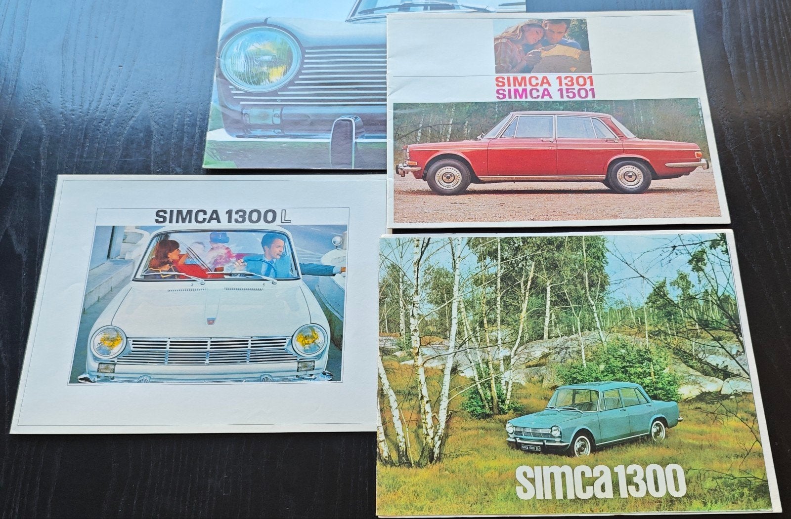 Simca 1300 1500 1301 1501 brochures (1960s), Ophalen of Verzenden, Gelezen, Overige merken, Simca
