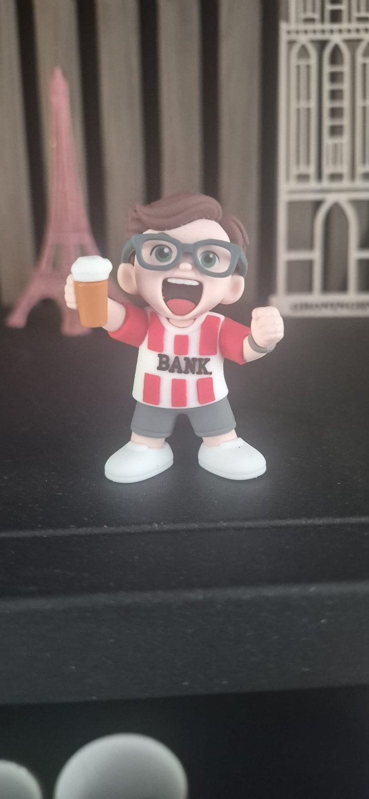 Bankzitter poppetje robbie, Verzamelen, Efteling, Ophalen of Verzenden, Zo goed als nieuw, Beeldje of Poppetje